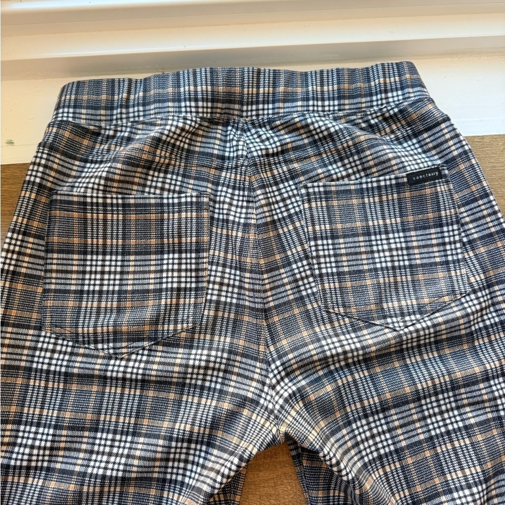 Sanctuary x Anthropologie Women’s Plaid Pants Jeggings Size Small - Picture 3 of 8